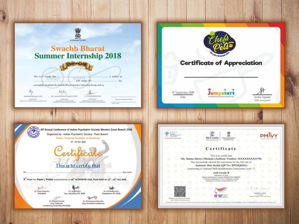Certificate Printing Loughton