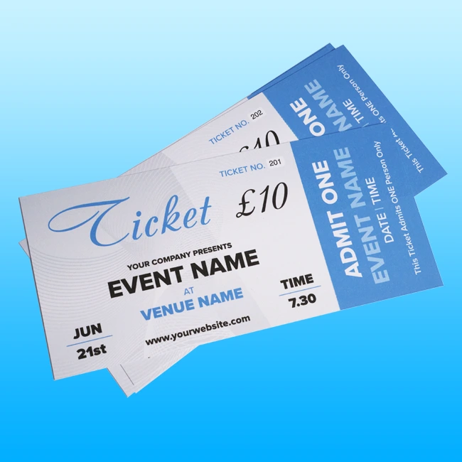 Tickets Printing Loughton