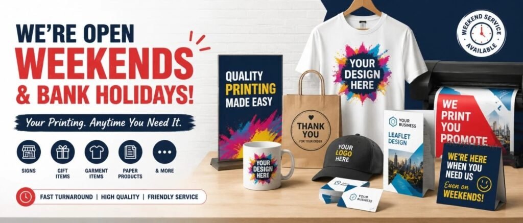 Weekend Printing Service Loughton 